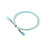 NSComm LC UPC to SC UPC Duplex Multimode(OM4) Fiber Patch Cable, 2 Fibers, 2.0mm OFNR
