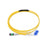NSComm MPO 12F APC to 4xLC UPC Duplex Harness Cables, 8 Fibers, Singlemode (OS2, G.657.A1), OFNR, Crossover