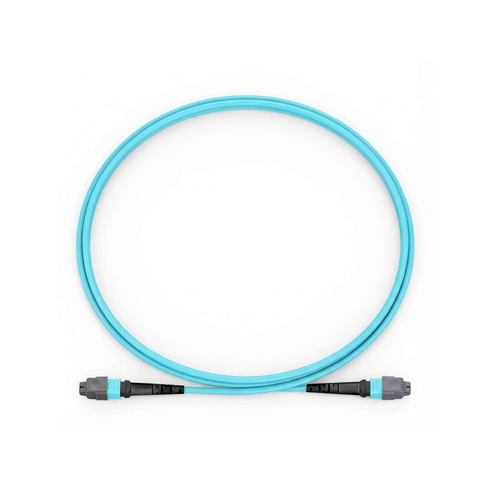 NSComm MPO Jumper Cables, MPO-12 UPC (Female) to MPO-12 UPC (Female), 12 Fibers, Multimode (OM3), OFNR, Low Loss, Polarity Type B