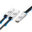 NSComm NVIDIA/Mellanox Compatible 200G QSFP56 to 2 x 100G QSFP56 InfiniBand HDR Active Direct Attach Copper Breakout Cable up to 7m(23ft)