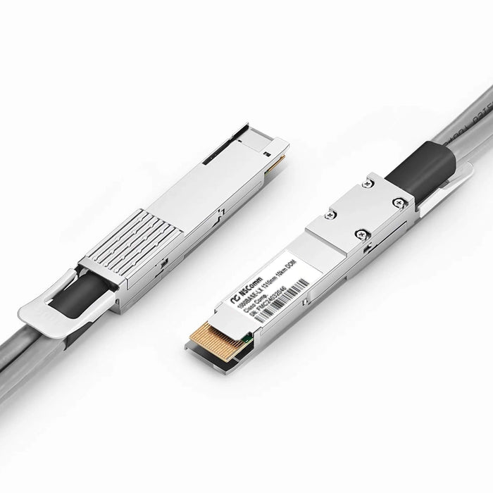 NSComm NVIDIA/Mellanox Compatible 400G QSFP-DD to 4 x 100G QSFP28 Ethernet Active Electrical Breakout Cable 3m(10ft)