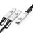 NSComm NVIDIA/Mellanox Compatible 800G OSFP Finned Top to 2 x 400G OSFP Flat Top Ethernet Active Direct Attach Copper Breakout Cable up to 5m(16ft)