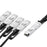 NSComm NVIDIA/Mellanox Compatible 800G OSFP Finned Top to 4 x 200G QSFP112 Active Direct Attach Copper Breakout Cable up to 5m(16ft)