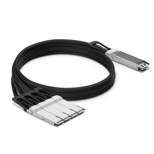NSComm NVIDIA/Mellanox Compatible 800G OSFP Finned Top to 4 x 200G QSFP112 Active Direct Attach Copper Breakout Cable up to 5m(16ft)