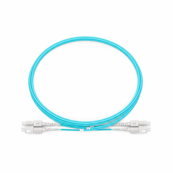 NSComm SC UPC to SC UPC Duplex Multimode(OM3) Fiber Patch Cable, 2 Fibers, 2.0mm OFNR