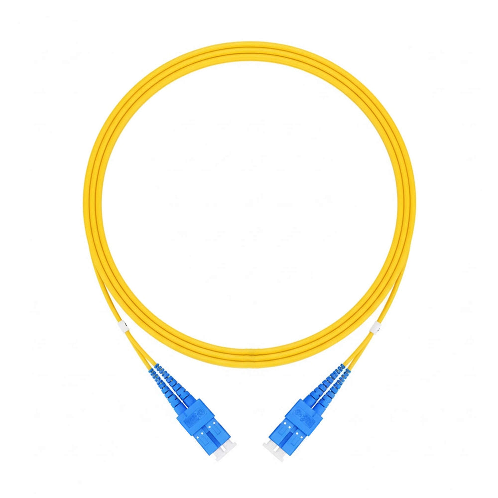 NSComm SC UPC to SC UPC Duplex Single Mode Fiber Patch Cable, 2.0mm OFNR