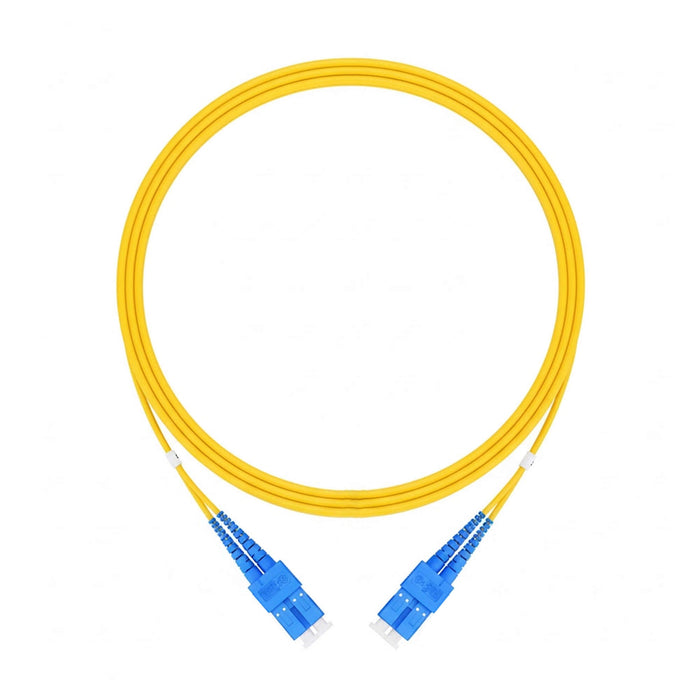 NSComm SC UPC to SC UPC Duplex Single Mode Fiber Patch Cable, 2.0mm OFNR