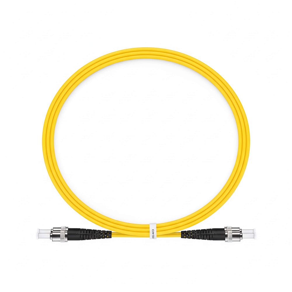 NSComm ST UPC to ST UPC Duplex Single Mode Fiber Patch Cable, 2.0mm OFNR