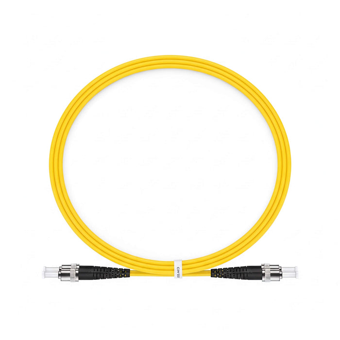 NSComm ST UPC to ST UPC Duplex Single Mode Fiber Patch Cable, 2.0mm OFNR