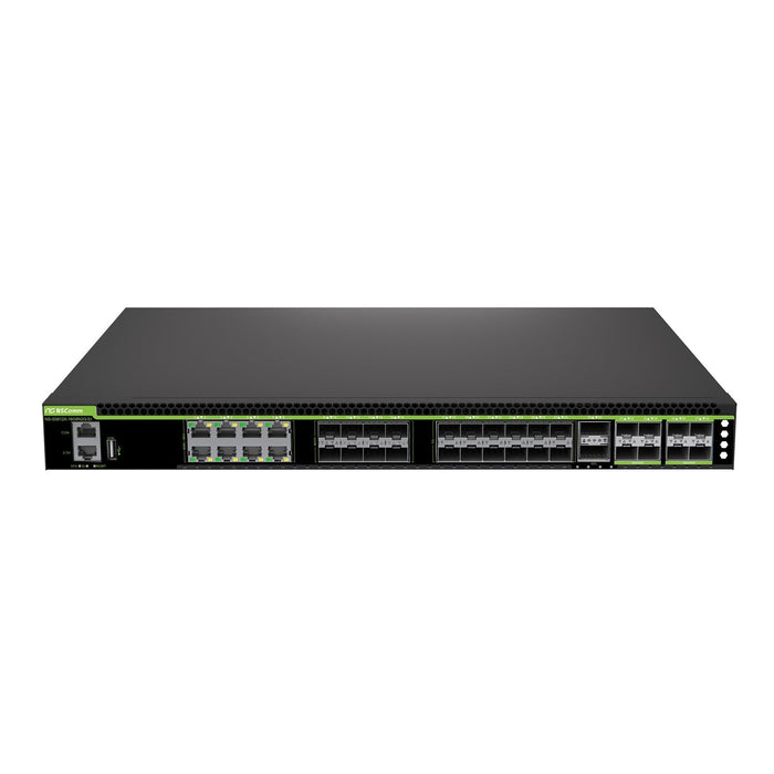NSComm S5612X-16G8N2Q-EI 12 x 10GE SFP+ + 8 x GE RJ45 + 8 x GE SFP + 8 x 25GE SFP28 L2/L3 Managed Switch