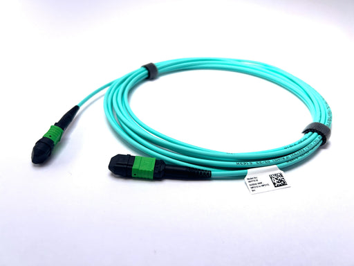 NVIDIA MFP7E10-N005 5M Passive Multimode Fiber Cable — MPO-12/APC to MPO-12/APC