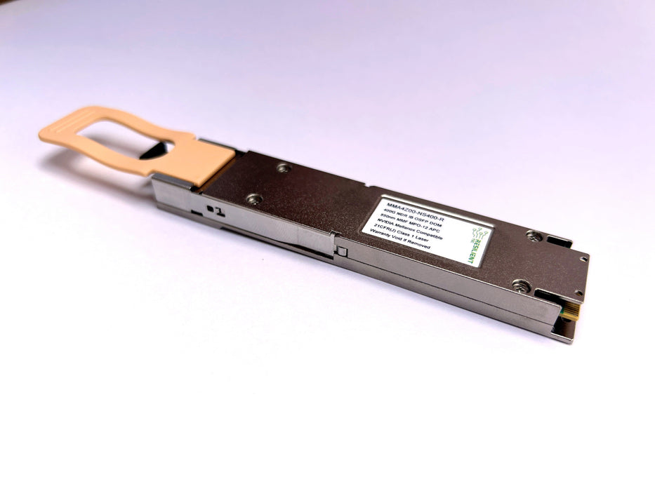 NVIDIA MMS4X00-NS400 Compatible 400G OSFP DR4 Flat-Top (RHS) Transceiver — MPO-12/APC SMF, 1310nm, 500m, for ConnectX-7