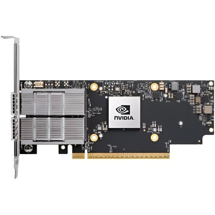 NVIDIA Mellanox ConnectX-7 Dual-Port 200GbE QSFP112 SmartNIC MCX755106AS-HEAT PCIe 5.0 x16 - Refurbished