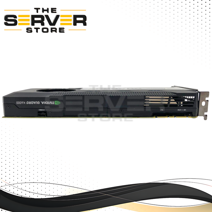 NVIDIA Quadro K6000 12GB GDDR5 Professional Workstation Graphics Card. PCIe 3.0 x16. P/N: K6000, 699-52081-0050-210, 900-52081-0050-000.