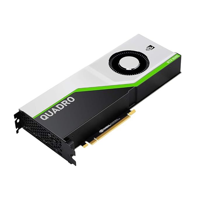 NVIDIA Quadro RTX 8000 48GB GPU, GDDR6 Graphics Card, PCIe Passive Cooling