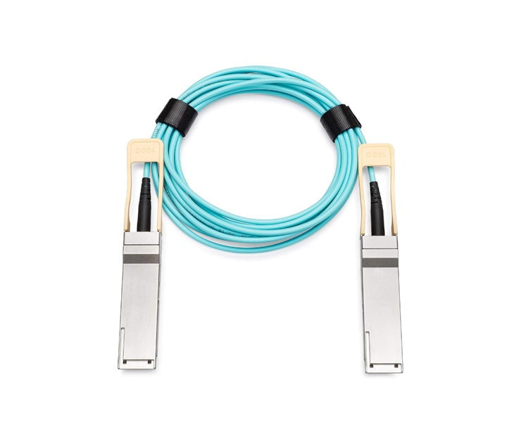 NVIDIA MFA1A00-C100 100m Ethernet 30mm QSFP28 Active Optical Cable