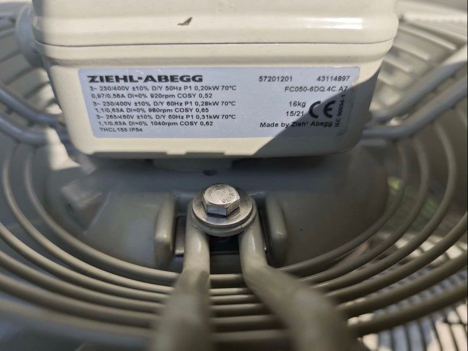 FC050-6DQ.4C.A7 ZIEHL-ABEGG Axial Fan 0.31/0.20kW 50/60Hz 1.1/0.56A 1040rpm