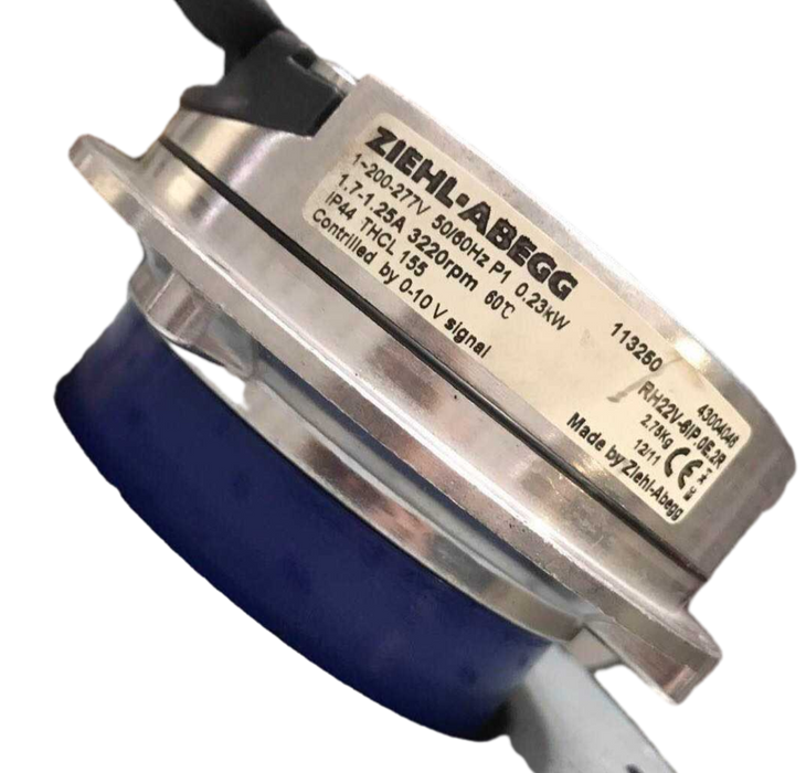RH22V-6IP.0B.1R ZIEHL-ABEGG centrifugal fan 0.21 kW 1.85/1.35A 3380 rpm