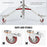 Neewer ST240SS Stainless Steel Light Stand with Casters (7.9')