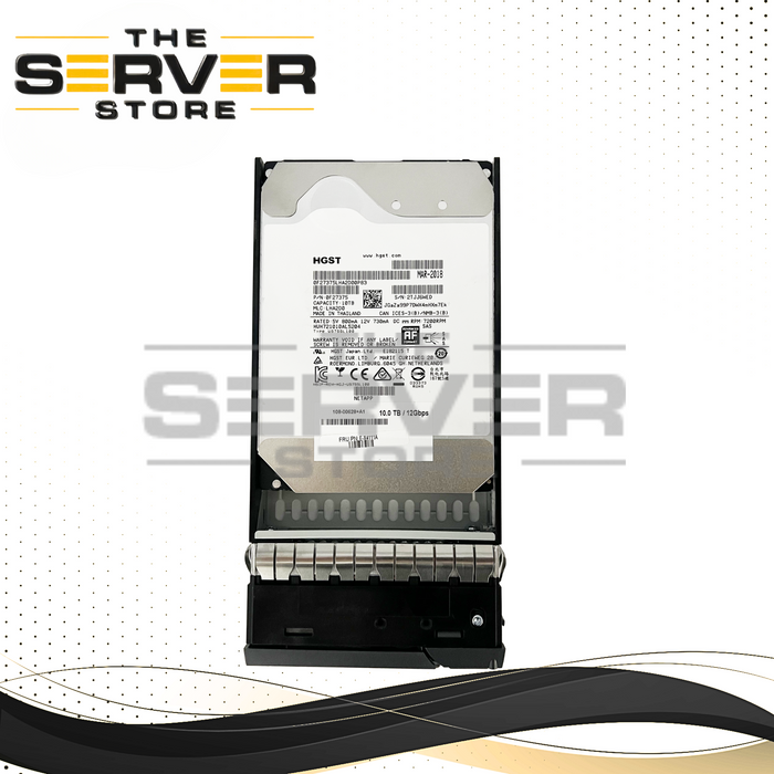 NetApp 10TB SAS 12G 7.2K LFF 3.5" HDD HGST HUH721010AL5204 108-00628+A1 E-X4111A