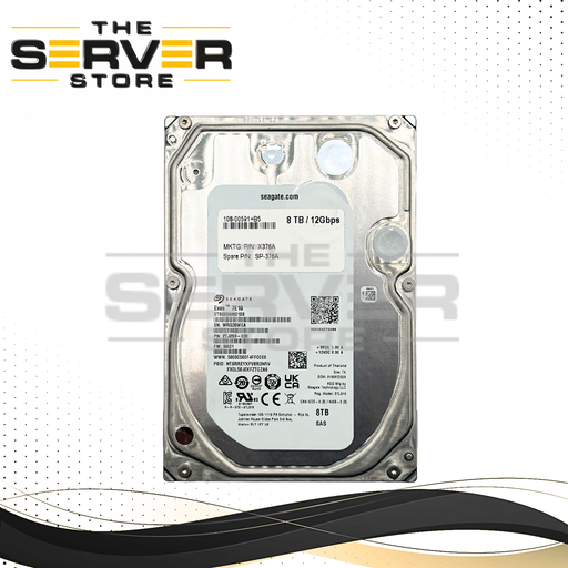 NetApp 8TB SAS 12G 7.2K RPM LFF 3.5" HDD Seagate ST8000NM018B 108-00591 X376A SP-376A