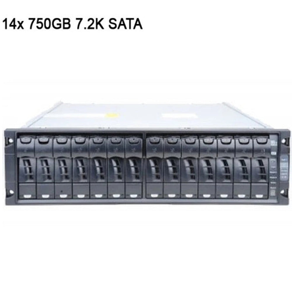 NetApp DS14MK2-AT Disk Shelf with 14x 750GB SATA HDDs (X268A-R5)