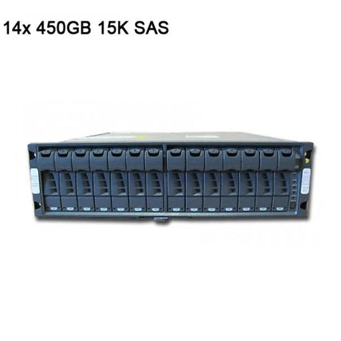 NetApp DS14MK4 Disk Shelf with 14x 450GB 15K FC HDDs (X291A-R5)