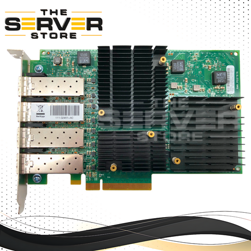 NetApp QLogic Quad-Port 16Gb Fibre Channel HBA w/ 4x 16G SFP+ 111-02451-A0