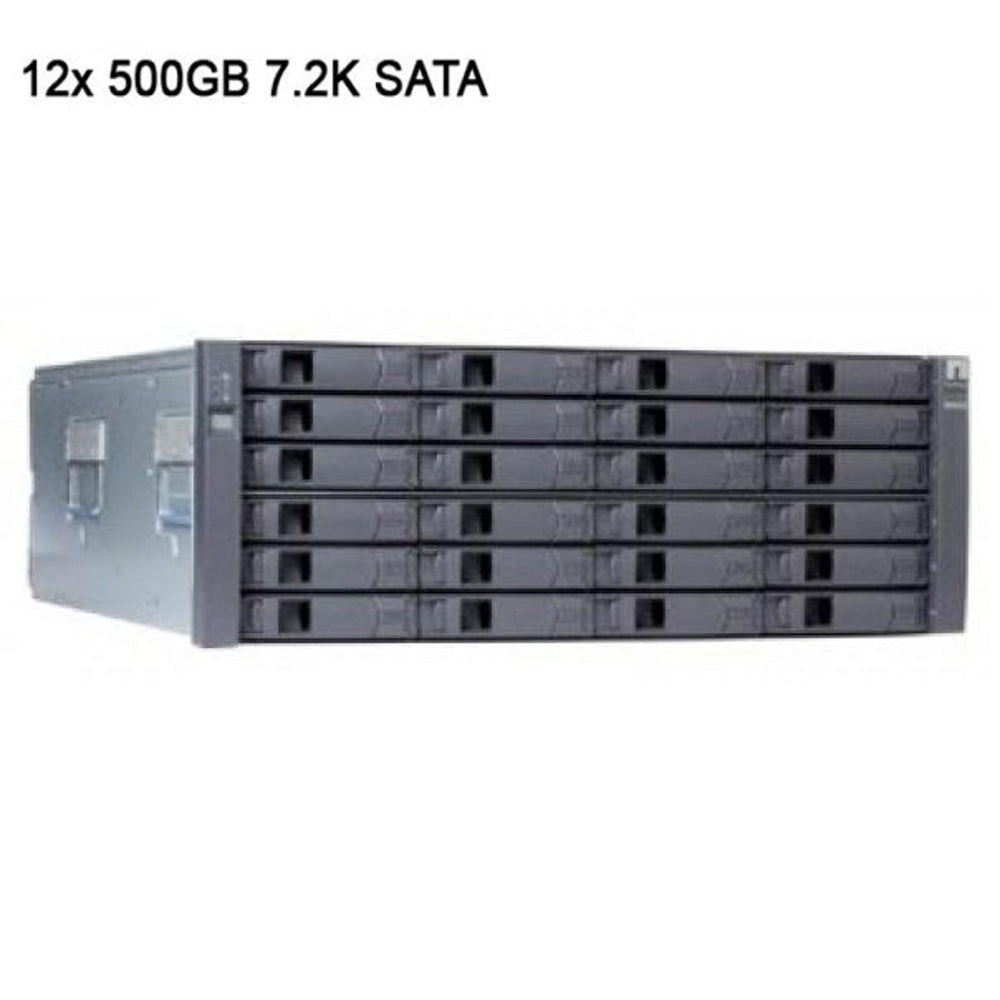 Netapp Ds4243 Expansion Shelf With 12X 500Gb 7.2K Sata 3Gbps Hdds (X310A-R5) | DS4243-12X-500GB-72K