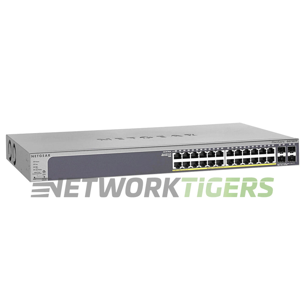 Netgear GS728TP ProSafe Smart 24x Gigabit Ethernet PoE 4x 1G SFP Switch