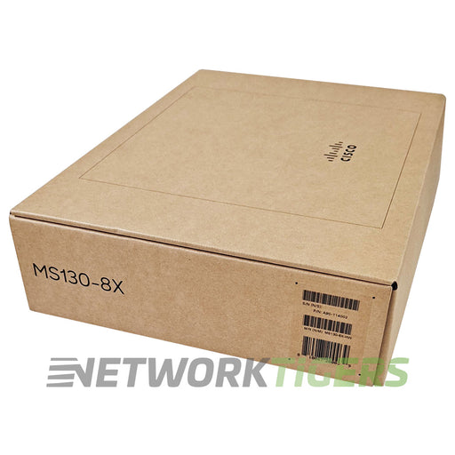 New Cisco Meraki MS130-8X-HW 6x MultiGB PoE++ RJ45 2x 10GB SFP+ Unclaimed Switch