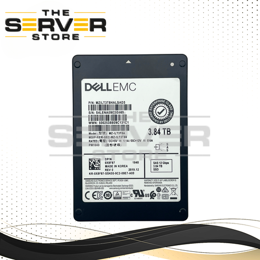 (New Open Box) Samsung 3.84TB SAS 12G RI SFF 2.5" SSD PM1643 Series MZ-ILT3T8A MZILT3T8HALSAD3