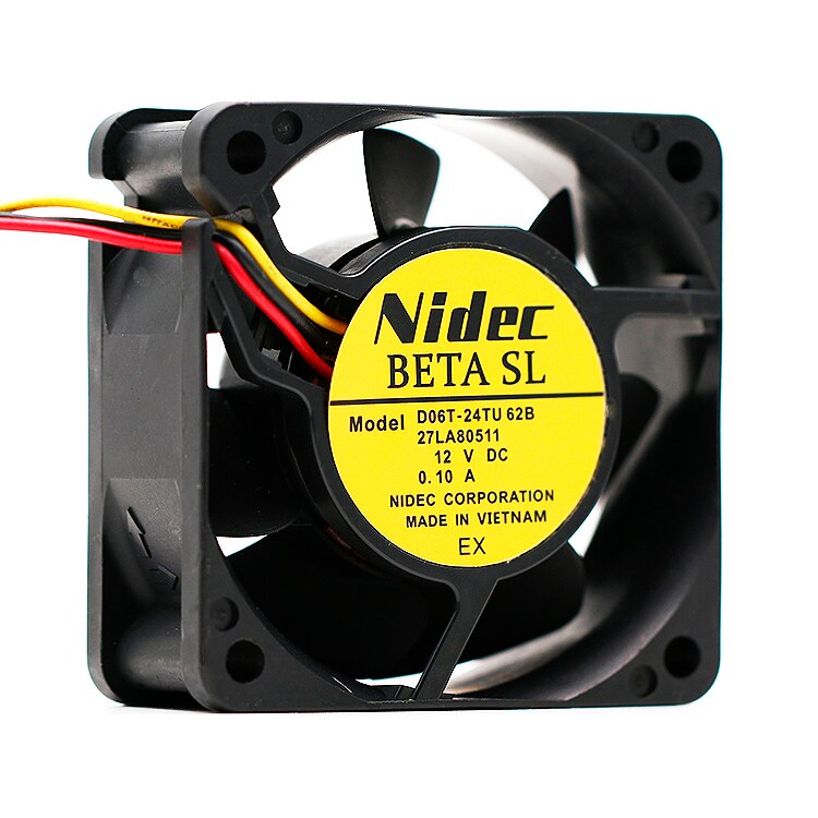 Nidec 27LA80511 60x60x25mm 24V DC 0.1A Axial Cooling Fan