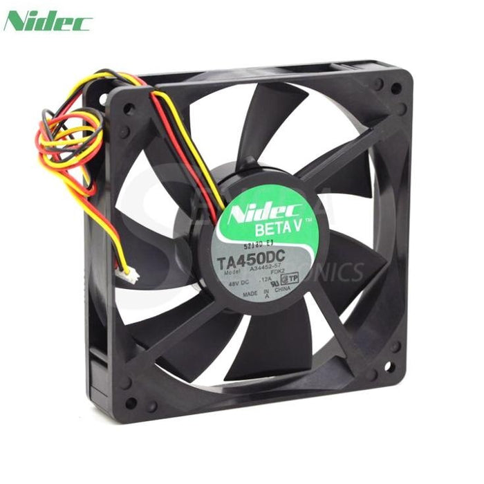 Nidec A34452-57 48V DC 120x120x25mm Brushless Cooling Fan