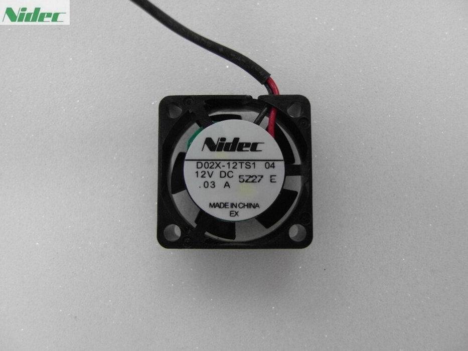 Nidec D02X-12TS1 25x25x10mm 12V DC Axial Cooling Fan