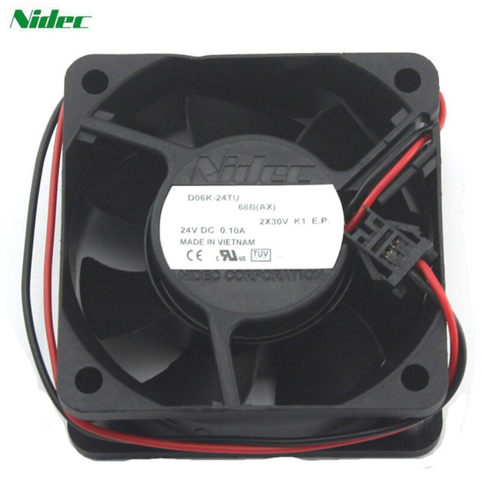 Nidec D06K-24TU 24V DC 60x60x25mm Brushless Cooling Fan