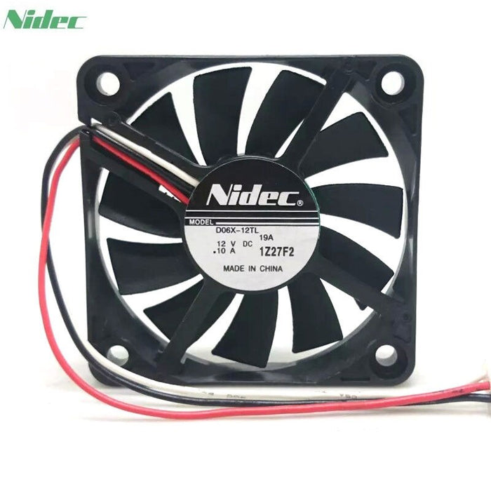 Nidec D06X-12TL 12V DC 60x60x10mm Brushless Cooling Fan