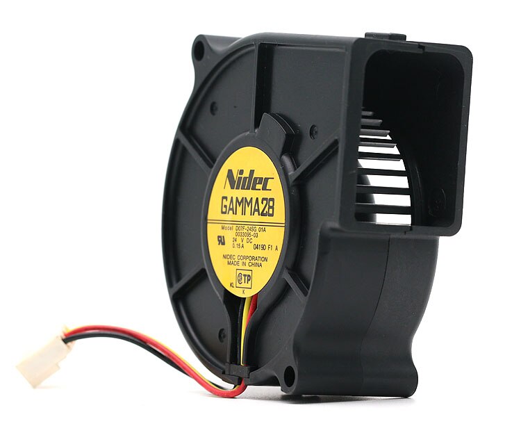 Nidec D07F-24SG 24V DC 75x75x30mm DC Blower Fan 01A