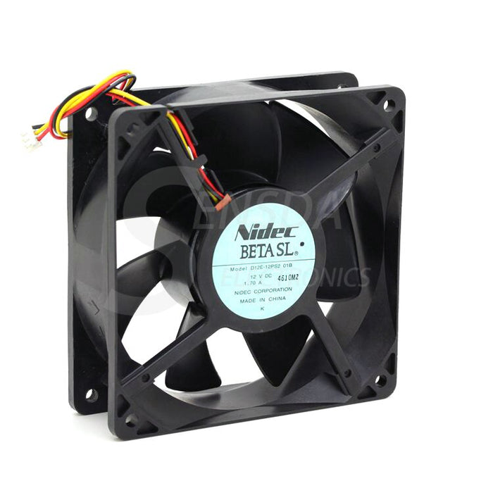 Nidec D12E-12PS2 120x120x38mm 12V DC 1.70A Axial Cooling Fan