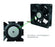 Nidec NIDEC 8x8x25mm 12V DC 0.19A Axial Cooling Fan
