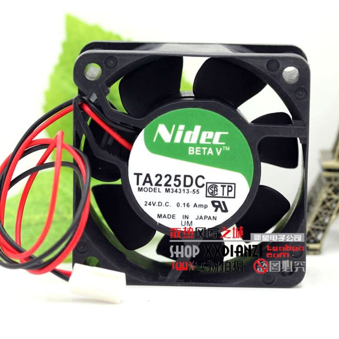 Nidec TA225DC 34x34x31mm 24V DC 0.16A Axial Cooling Fan