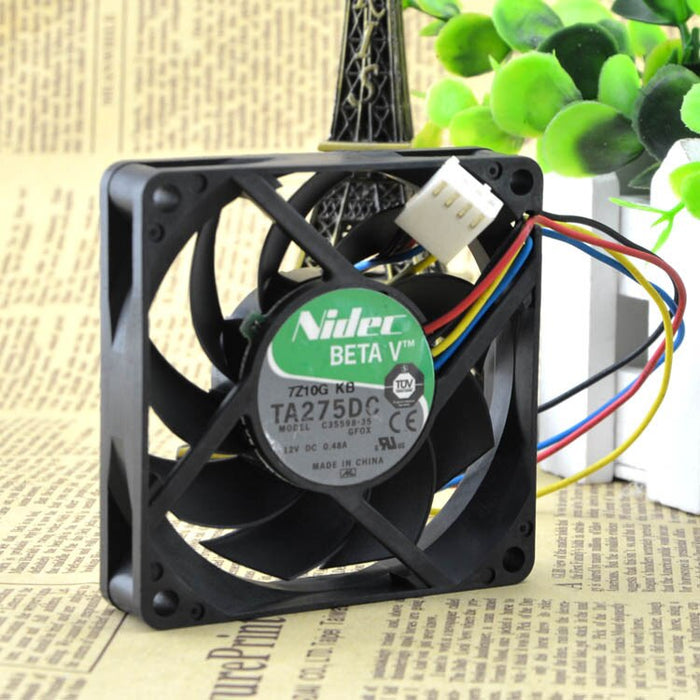 Nidec TA275DC 35x35x59mm 12V DC 0.48A Axial Cooling Fan
