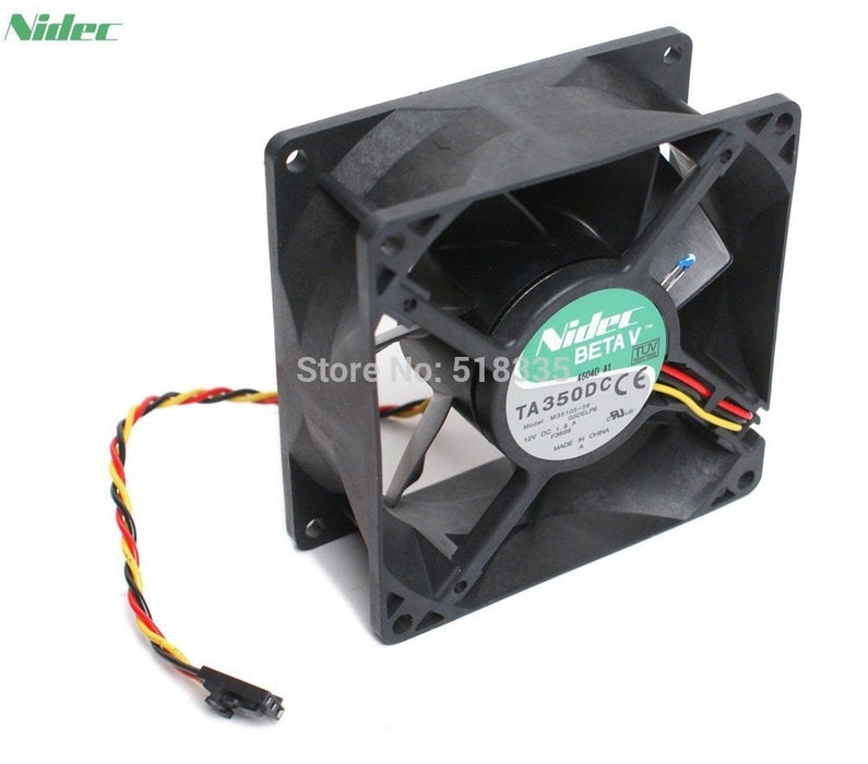 Nidec TA350DC 35x35x10mm 12V DC 1.8A 3-Wire Axial Cooling Fan