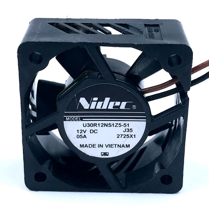 Nidec U30R12NS1Z5-51 30x30x15mm 12V DC 0.05A Axial Cooling Fan