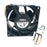 Nidec V80E14MS2A3-57A611 WR60X10356 80x80x38mm EC 2A Axial Cooling Fan
