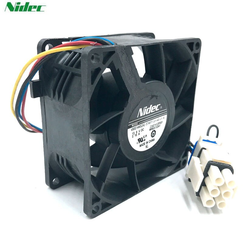 Nidec V80E14MS2A3-57A611 WR60X10356 80x80x38mm EC 2A Axial Cooling Fan