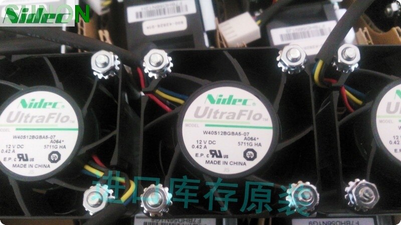 Nidec W40S12BGBA5-07 40x40x28mm 12V DC 0.42A Axial Cooling Fan