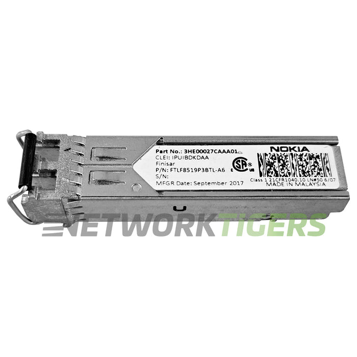 Nokia 3HE00027CAAA01 1GB BASE-LX 850nm Multi-mode MMF SFP Transceiver
