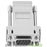 Null Modem DB9F to RS232 1100195-10 DB9-F RS232 Modular Adapter