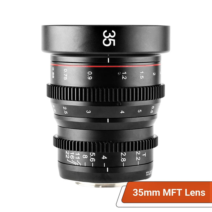 Nuzira Cinema Prime 7-Lens Kit (12mm, 16mm, 25mm, 35mm, 50mm, 85mm, and 135mm Lenses)